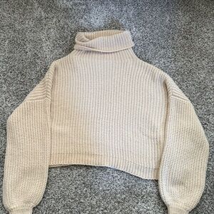 Cozy Cream Turtleneck Sweater